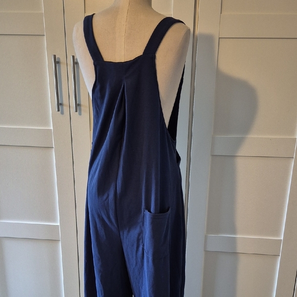 HALARA Deep Blue Women's Jumpsuit Size Large Adjustable Straps - Picture 4 of 11